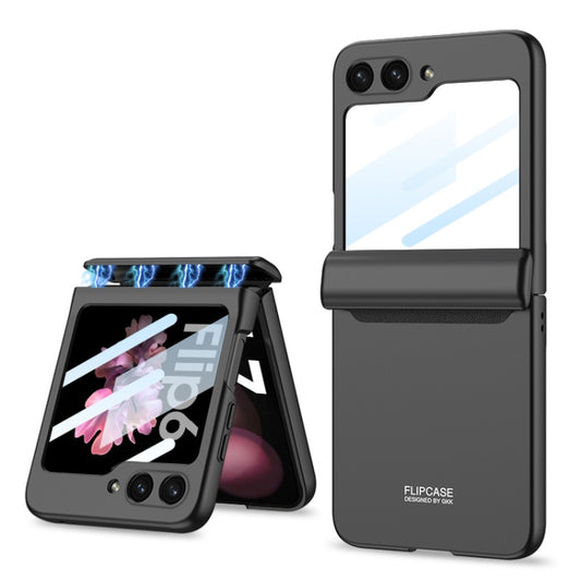 For Samsung Galaxy Z Flip6 GKK Integrated Magnetic Full Coverage Folding Phone Case(Black) - Galaxy Z Flip6 5G Cases by GKK | Online Shopping South Africa | PMC Jewellery | Buy Now Pay Later Mobicred