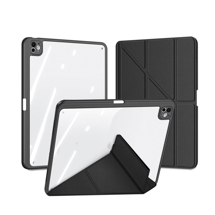 For iPad Pro 11 2024 DUX DUCIS Magi Series Smart Leather Tablet Case(Black) - iPad Pro 11 2024 Cases by DUX DUCIS | Online Shopping South Africa | PMC Jewellery | Buy Now Pay Later Mobicred