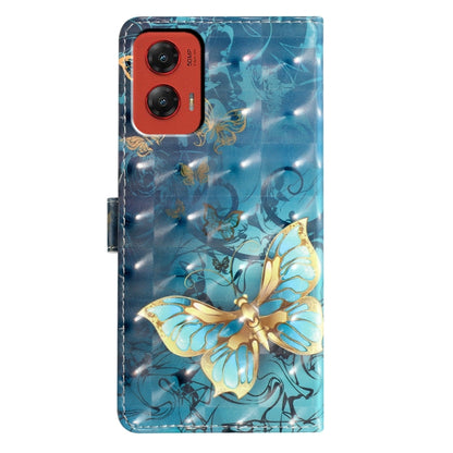 For Motorola Moto G Stylus 5G 2024 3D Pattern Leather Phone Case(3D Butterfly) - Motorola Cases by PMC Jewellery | Online Shopping South Africa | PMC Jewellery | Buy Now Pay Later Mobicred