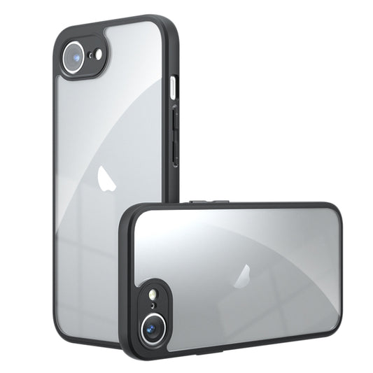 For iPhone SE 2024 Armor Precise Hole PC Hybrid TPU Phone Case(Transparent) - More iPhone Cases by PMC Jewellery | Online Shopping South Africa | PMC Jewellery | Buy Now Pay Later Mobicred