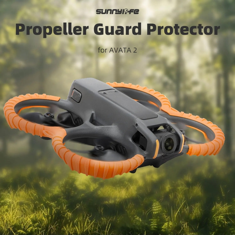 For DJI Avata 2 Sunnylife Drone Anti-Collision Protective Cover Combo Case Kit(Black) - Cases & Bags by Sunnylife | Online Shopping South Africa | PMC TechLife | Buy Now Pay Later Mobicred