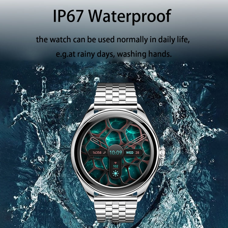 MT55 1.43 inch AMOLED HD Screen Ultra-thin Smart Call Health Watch, Silicone Strap(Black) - Smart Watches by PMC TechLife | Online Shopping South Africa | PMC TechLife | Buy Now Pay Later Mobicred