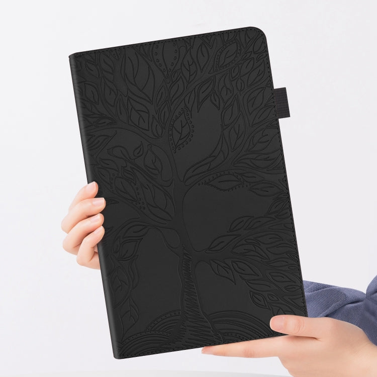 For iPad Pro 13 2024 Tree Life Series Embossed Smart Leather Tablet Case(Black) - iPad Pro 13 2024 Cases by PMC Jewellery | Online Shopping South Africa | PMC Jewellery | Buy Now Pay Later Mobicred