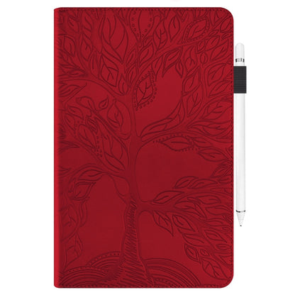 For iPad Pro 11 2024 Tree Life Series Embossed Smart Leather Tablet Case(Red) - iPad Pro 11 2024 Cases by PMC Jewellery | Online Shopping South Africa | PMC Jewellery | Buy Now Pay Later Mobicred