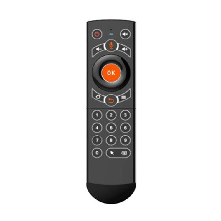 G21 2.4GHz Fly Air Mouse LED Backlight Wireless Keyboard Remote Control with Gyroscope for Android TV Box / PC, Support Intelligent Voice (Orange) - MINI PC Accessories & Gadgets by PMC Jewellery | Online Shopping South Africa | PMC Jewellery | Buy Now Pay Later Mobicred