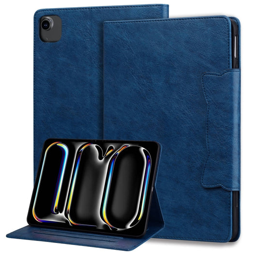 For iPad Air 11 2025 / 2024 / Air 5 / Air 4 Cat Buckle Leather Smart Tablet Case(Royal Blue) - iPad Air 11 2025 / 2024 Cases by PMC Jewellery | Online Shopping South Africa | PMC Jewellery | Buy Now Pay Later Mobicred