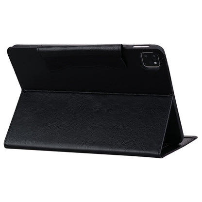 For iPad Pro 11 2024 Cat Buckle Leather Smart Tablet Case(Black) - iPad Pro 11 2024 Cases by PMC Jewellery | Online Shopping South Africa | PMC Jewellery | Buy Now Pay Later Mobicred