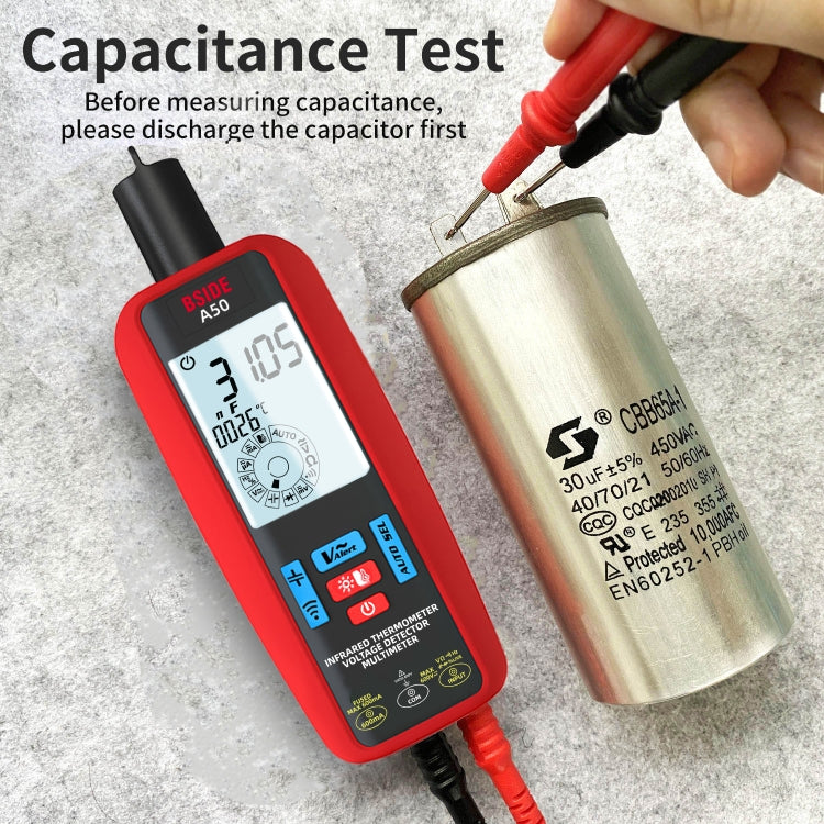 BSIDE A50 Infrared Temperature Test Digital Multimeter - free shipping - PMC TechLife - Order now!