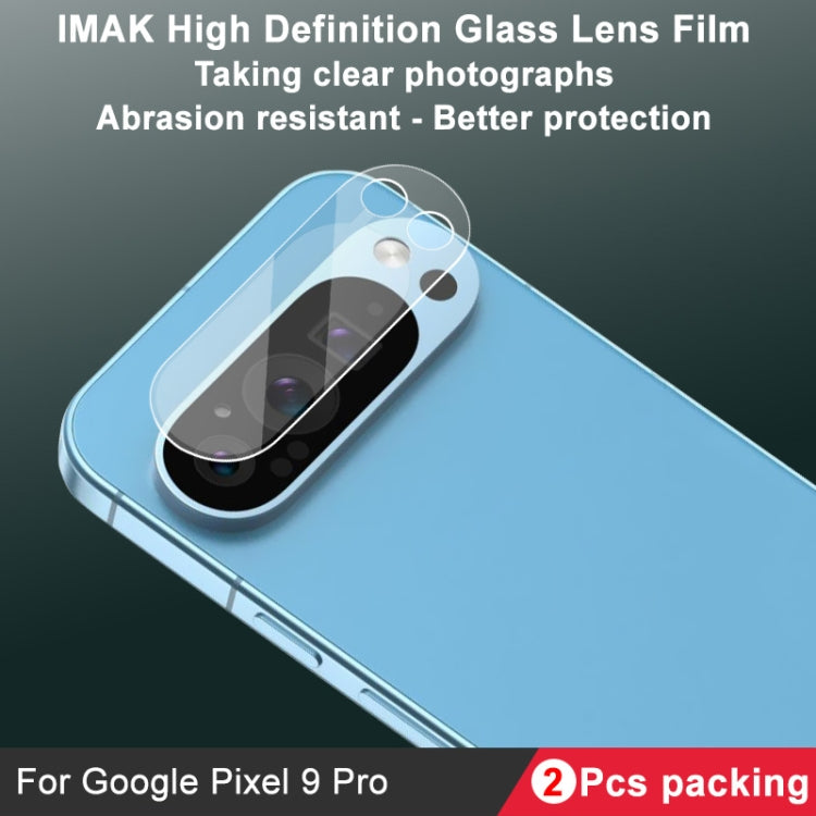 For Google Pixel 9 Pro 2pcs/Set imak HD Glass Rear Camera Lens Film - Other by imak | Online Shopping South Africa | PMC Jewellery | Buy Now Pay Later Mobicred