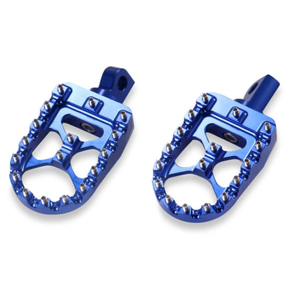 Motorcycle Modification Pedal Set Wide Fat Footpegs Foot Pegs for Harley (Blue) - Others by PMC Jewellery | Online Shopping South Africa | PMC Jewellery | Buy Now Pay Later Mobicred