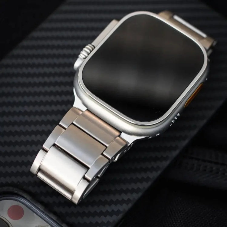 For Apple Watch Series 6 44mm Titanium Metal Watch Band(Silver) - free shipping - PMC TechLife - Order now!