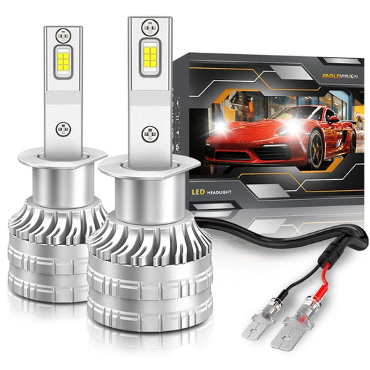 H1 Pair 30W 3100lm 6000K Car LED Headlight Bulb - LED Headlamps by PMC Jewellery | Online Shopping South Africa | PMC Jewellery | Buy Now Pay Later Mobicred