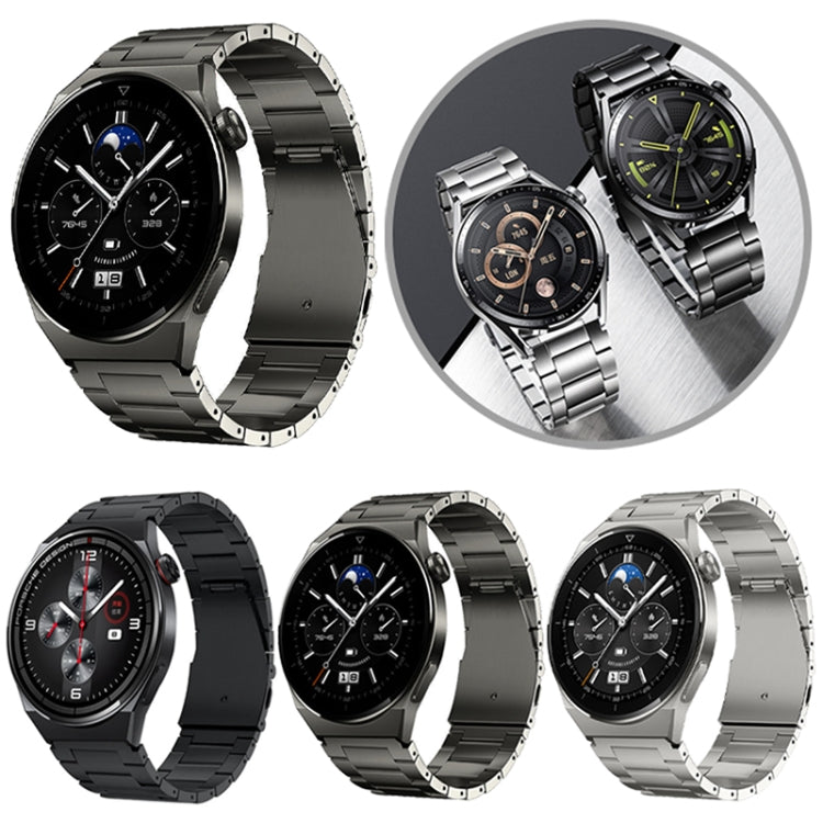 22mm Three-Bead Magnetic Buckle Titanium Alloy Watch Band(Grey) - free shipping - PMc TechLife - Order now!