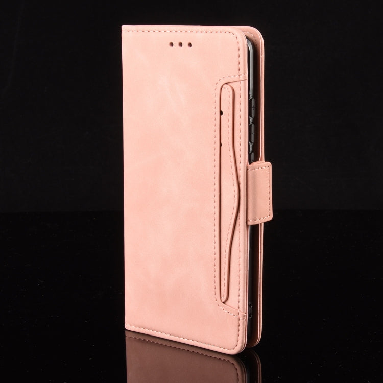 For Huawei Pura 70 Pro / 70 Pro+ Skin Feel Calf Texture Card Slots Leather Phone Case(Pink) - Huawei Cases by PMC Jewellery | Online Shopping South Africa | PMC Jewellery | Buy Now Pay Later Mobicred