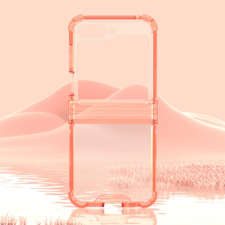 For Samsung Galaxy Z Flip6 GKK Airbag Hinge Full Coverage Phone Case(Transparent) - Galaxy Z Flip6 5G Cases by GKK | Online Shopping South Africa | PMC Jewellery | Buy Now Pay Later Mobicred