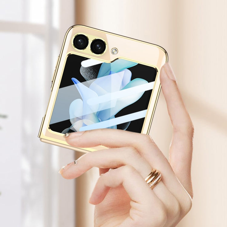 For Samsung Galaxy Z Flip6 / Flip7 FE GKK Integrated Electroplating Full Coverage Phone Case(Black) - free shipping - PMC Jewellery - Order now!