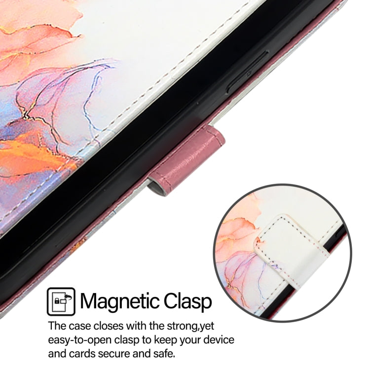 For Blackview Color 8 PT003 Marble Pattern Flip Leather Phone Case(Galaxy Marble White) - More Brand by PMC Jewellery | Online Shopping South Africa | PMC Jewellery | Buy Now Pay Later Mobicred