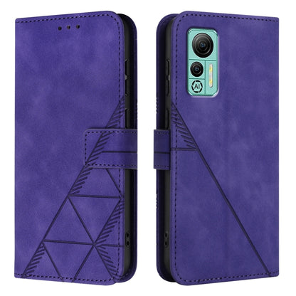 For Ulefone Note 14 Crossbody 3D Embossed Flip Leather Phone Case(Purple) - Ulefone Cases by PMC Jewellery | Online Shopping South Africa | PMC Jewellery | Buy Now Pay Later Mobicred