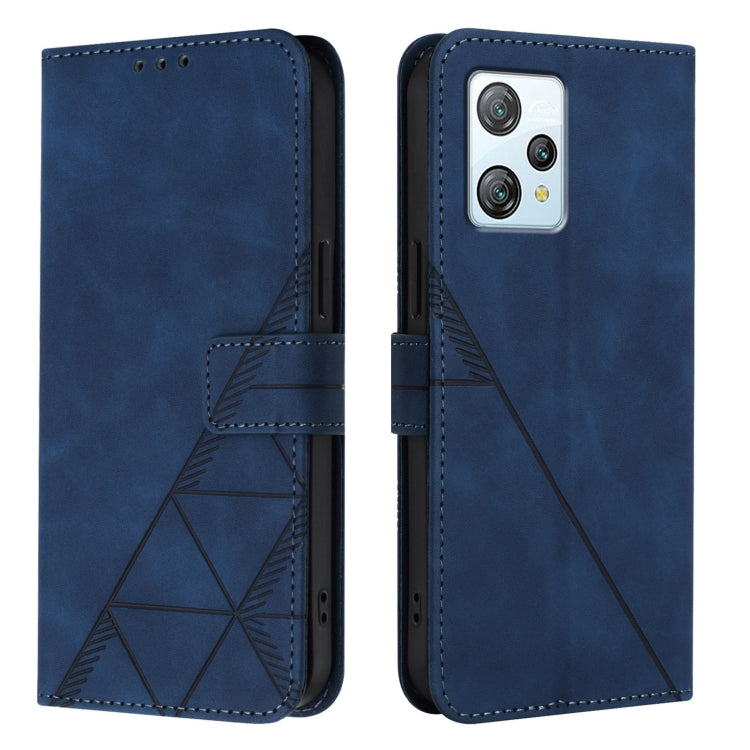 For Blackview A53 Crossbody 3D Embossed Flip Leather Phone Case(Blue) - More Brand by PMC Jewellery | Online Shopping South Africa | PMC Jewellery | Buy Now Pay Later Mobicred