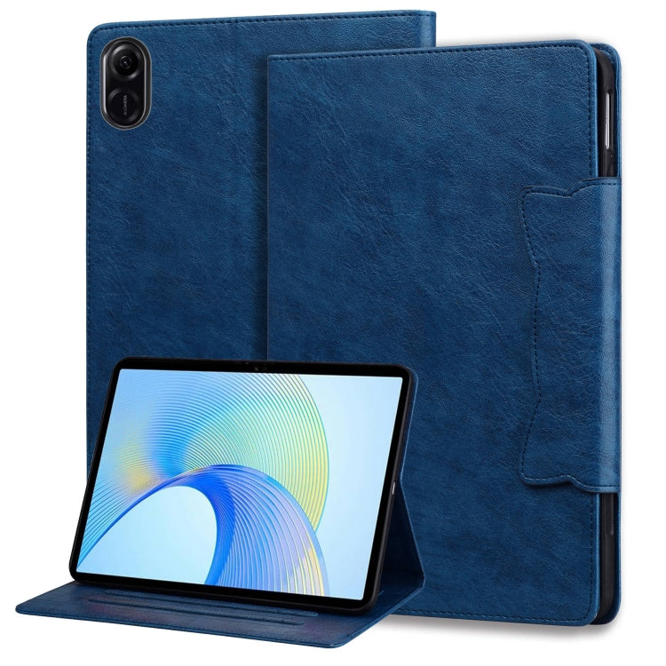 For Honor Pad X9 / X8 Pro Cat Buckle Leather Tablet Case(Royal Blue) - Honor by PMC TechLife | Online Shopping South Africa | PMC TechLife | Buy Now Pay Later Mobicred