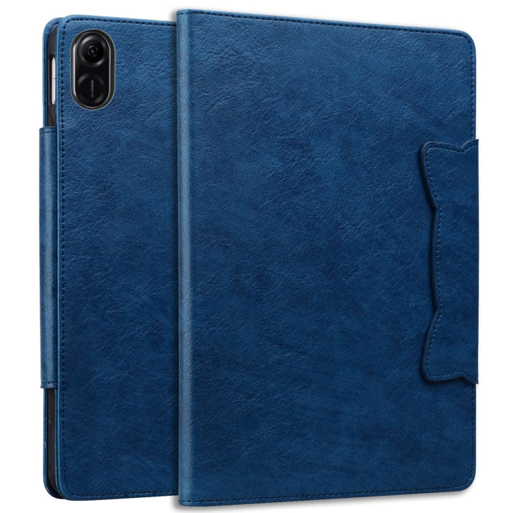 For Honor Pad X9 / X8 Pro Cat Buckle Leather Tablet Case(Royal Blue) - Honor by PMC TechLife | Online Shopping South Africa | PMC TechLife | Buy Now Pay Later Mobicred
