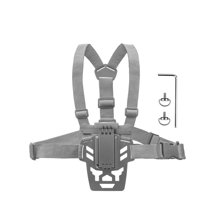 For DJI RC Pro Sunnylife Remote Control Waist Support Bracket Chest Strap(Grey) - Holder Series by Sunnylife | Online Shopping South Africa | PMC Jewellery | Buy Now Pay Later Mobicred