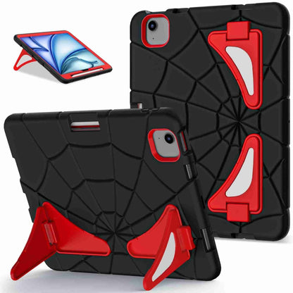 For iPad Air 11 2024 Silicone + PC Shockproof Protective Tablet Case(Black Red) - iPad Air 11 2024 Cases by PMC Jewellery | Online Shopping South Africa | PMC Jewellery | Buy Now Pay Later Mobicred