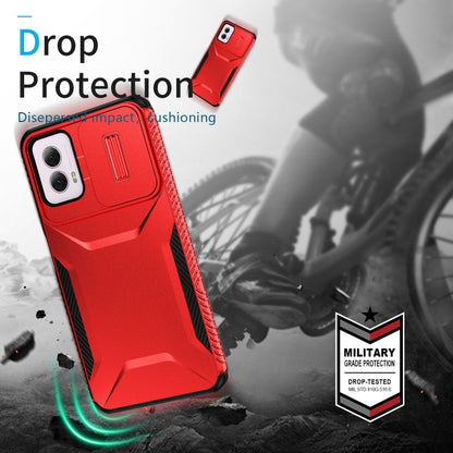 For Motorola Moto G Power 5G 2024 Sliding Camshield Phone Case(Red) - Motorola Cases by PMC Jewellery | Online Shopping South Africa | PMC Jewellery | Buy Now Pay Later Mobicred