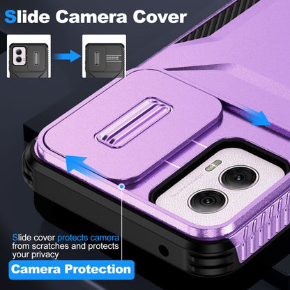 For Motorola Moto G Power 5G 2024 Sliding Camshield Phone Case(Purple) - Motorola Cases by PMC Jewellery | Online Shopping South Africa | PMC Jewellery | Buy Now Pay Later Mobicred