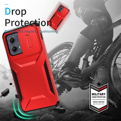 For Motorola Edge 5G 2024 Sliding Camshield Phone Case(Red) - Motorola Cases by PMC Jewellery | Online Shopping South Africa | PMC Jewellery | Buy Now Pay Later Mobicred