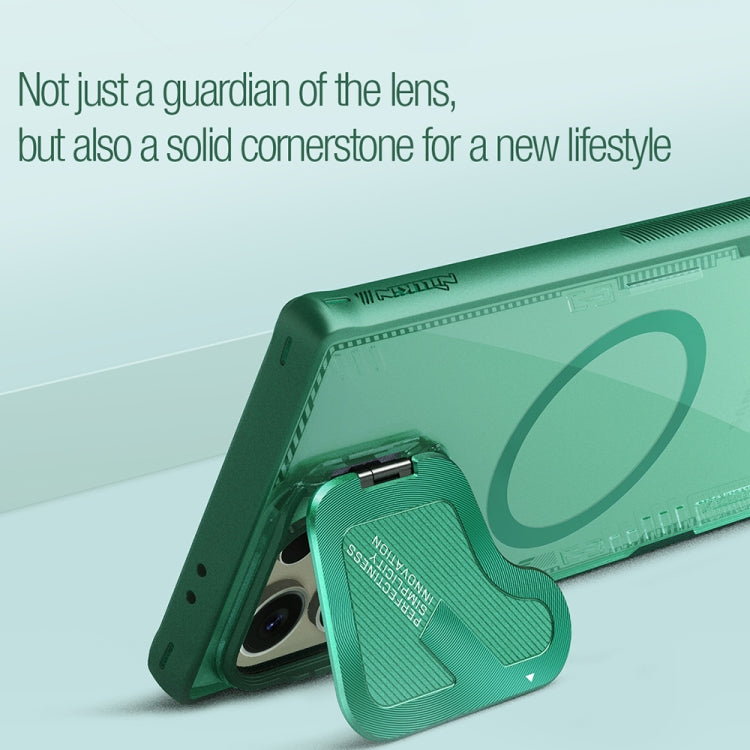 For Samsung Galaxy S24 Ultra 5G NILLKIN Ice Air Prop Series MagSafe Magnetic Phone Case(Green) - Galaxy S24 Ultra 5G Cases by NILLKIN | Online Shopping South Africa | PMC Jewellery | Buy Now Pay Later Mobicred