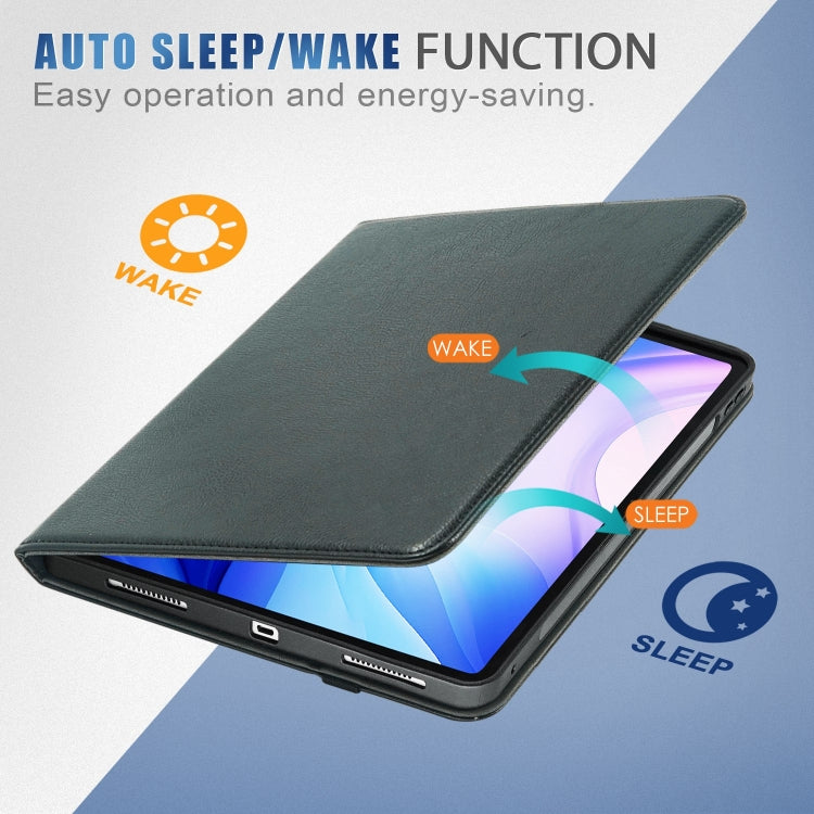 For iPad Air 13 2025 / 2024 Front Stand Smart TPU Leather Tablet Case(Black) - iPad Air 13 2025 / 2024 Cases by PMC TechLife | Online Shopping South Africa | PMC TechLife | Buy Now Pay Later Mobicred