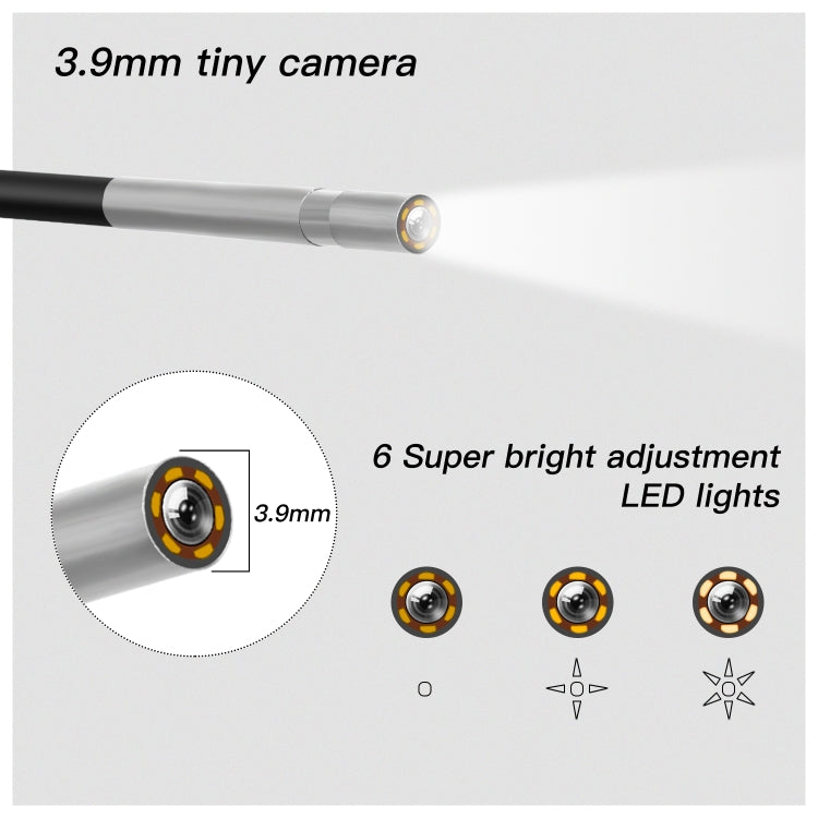 F240 3.9mm HD 1080P IP67 Waterproof WiFi Direct Connection Digital Endoscope, Cable Length:5m(Black) -  by PMC Jewellery | Online Shopping South Africa | PMC Jewellery | Buy Now Pay Later Mobicred