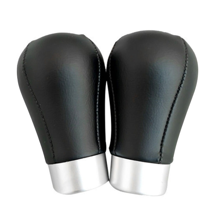 For BMW 3 Series E90 Round Car Gear Lever Leather Gear Shift Knob, Style:6 Speed - Shift Knob by PMC Jewellery | Online Shopping South Africa | PMC Jewellery | Buy Now Pay Later Mobicred