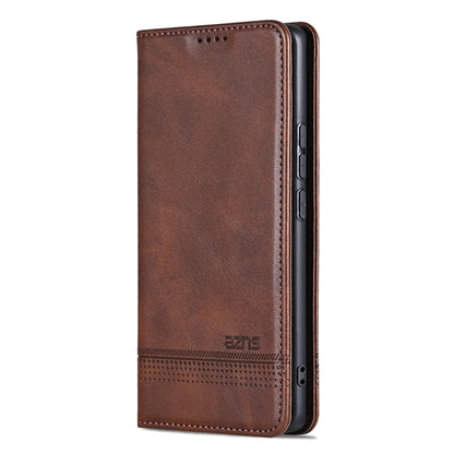 For Redmi Note 14 Pro+ 5G AZNS Magnetic Calf Texture Flip Leather Phone Case(Dark Brown) - Note 14 Pro+ Cases by AZNS | Online Shopping South Africa | PMC Jewellery | Buy Now Pay Later Mobicred