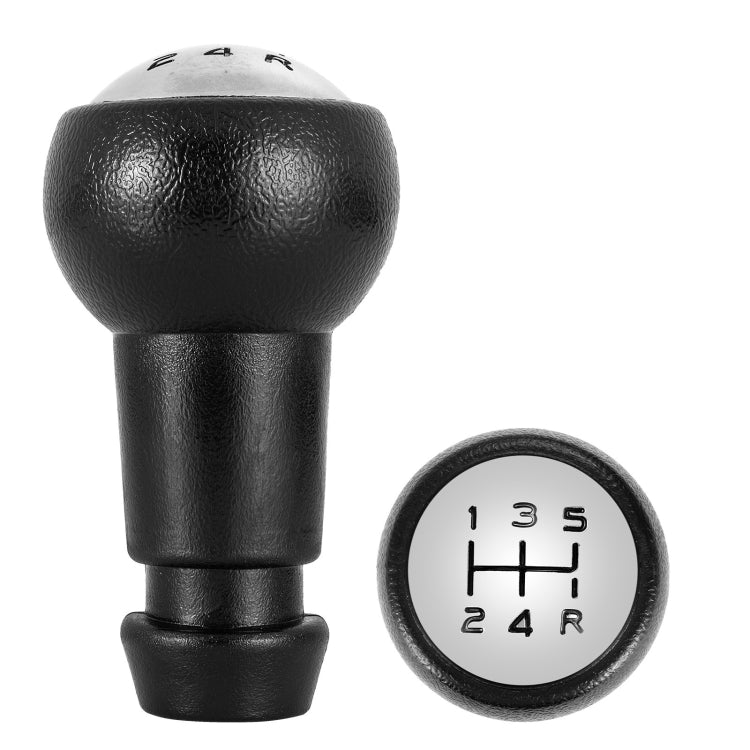 For Citroen C4 / Peugeot 307 Car Gear Lever Knob Leather Gear Shift Knob, with Converter - Shift Knob by PMC Jewellery | Online Shopping South Africa | PMC Jewellery | Buy Now Pay Later Mobicred