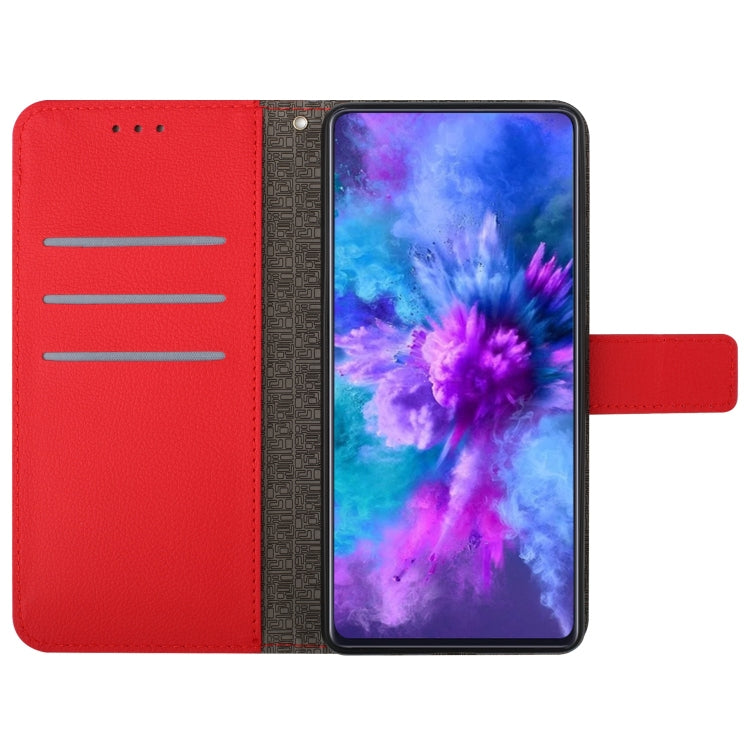 For Samsung Galaxy S25 Ultra 5G Rhombic Grid Texture Leather Phone Case(Red) - Galaxy S25 Ultra 5G Cases by PMC Jewellery | Online Shopping South Africa | PMC Jewellery | Buy Now Pay Later Mobicred