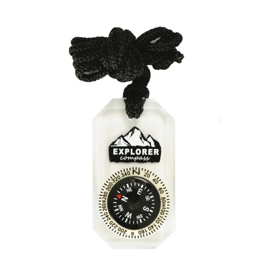 Nisa DC18-1A Acrylic Compass Necklace - Hiking Meter by PMC Jewellery | Online Shopping South Africa | PMC Jewellery | Buy Now Pay Later Mobicred