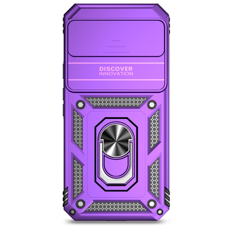 For Google Pixel 9 Pro Sliding Camshield Holder Phone Case(Purple) - Google Cases by PMC Jewellery | Online Shopping South Africa | PMC Jewellery | Buy Now Pay Later Mobicred