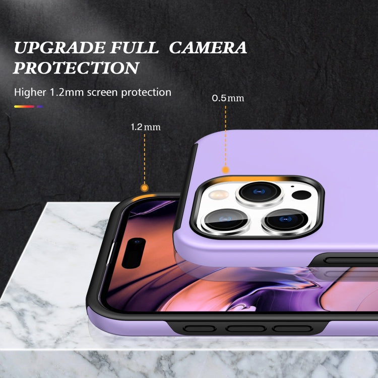 For iPhone 16 Magnetic Ring Holder Phone Case(Purple) - iPhone 16 Cases by PMC Jewellery | Online Shopping South Africa | PMC Jewellery | Buy Now Pay Later Mobicred