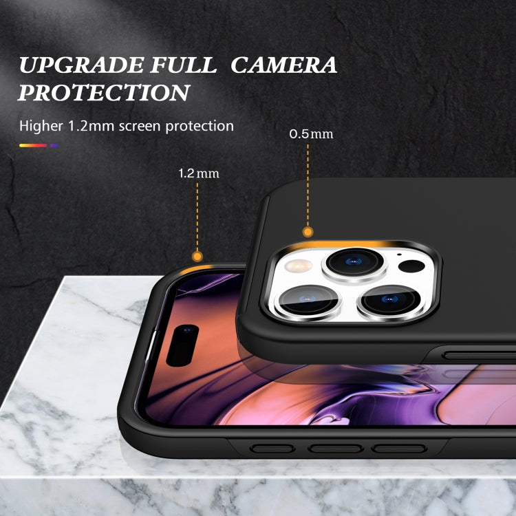 For iPhone 16 Pro Magnetic Ring Holder Phone Case(Black) - iPhone 16 Pro Cases by PMC Jewellery | Online Shopping South Africa | PMC Jewellery | Buy Now Pay Later Mobicred