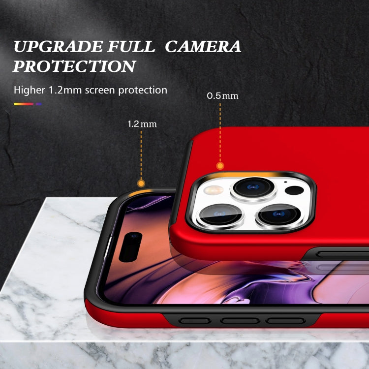 For iPhone 16 Pro Magnetic Ring Holder Phone Case(Red) - iPhone 16 Pro Cases by PMC Jewellery | Online Shopping South Africa | PMC Jewellery | Buy Now Pay Later Mobicred