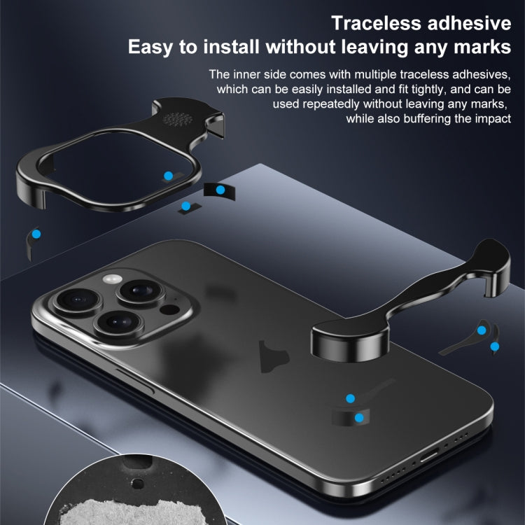 For iPhone 13 Aromatherapy Alloy Frameless Phone Case(Blue) - free shipping - PMC Jewellery - Order now!