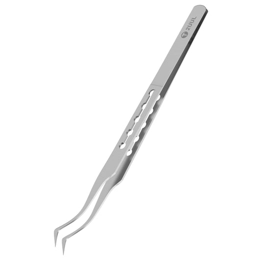 2UUL Non-magnetic Stainless Stencil Tweezers with Holes, Model:TW22 - Tweezers by 2UUL | Online Shopping South Africa | PMC Jewellery | Buy Now Pay Later Mobicred