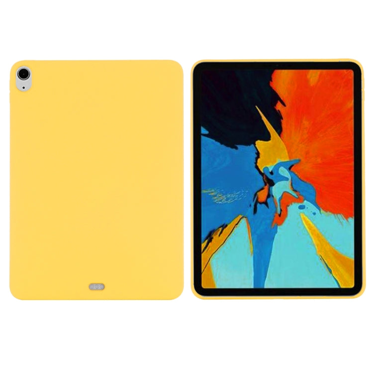 For iPad Air 13 2024 Pure Color Liquid Silicone Shockproof Tablet Case(Yellow) - iPad Air 13 2024 Cases by PMC Jewellery | Online Shopping South Africa | PMC Jewellery | Buy Now Pay Later Mobicred