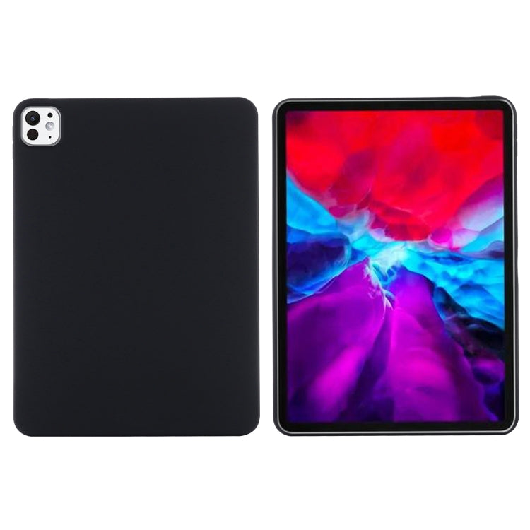 For iPad Pro 13 2024 Pure Color Liquid Silicone Shockproof Tablet Case(Black) - iPad Pro 13 2024 Cases by PMC TechLife | Online Shopping South Africa | PMC TechLife | Buy Now Pay Later Mobicred