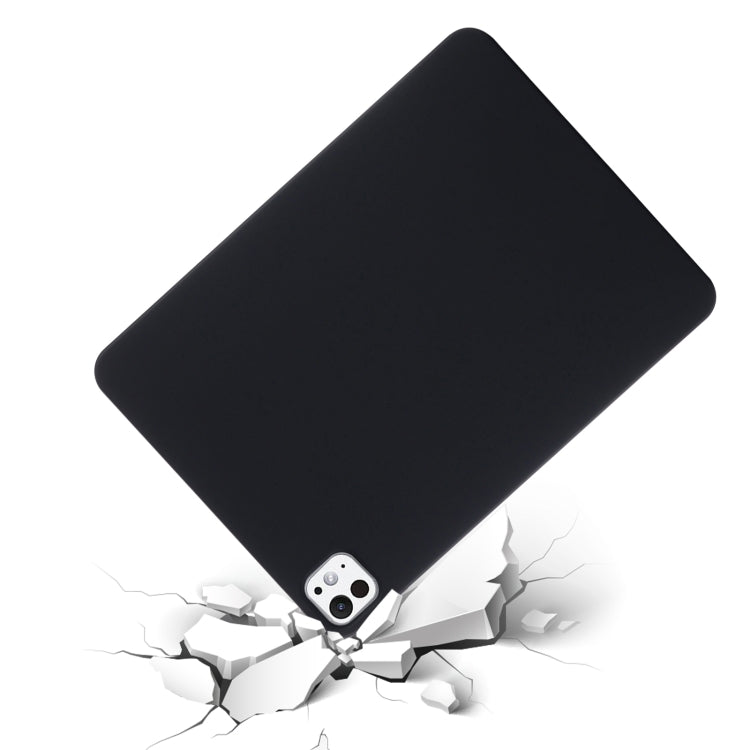 For iPad Pro 11 2024 Pure Color Liquid Silicone Shockproof Tablet Case(Black) - iPad Pro 11 2024 Cases by PMC TechLife | Online Shopping South Africa | PMC TechLife | Buy Now Pay Later Mobicred