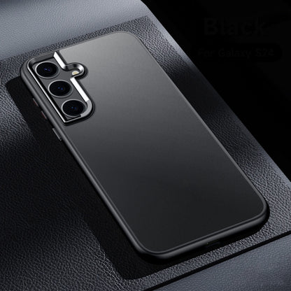 For Samsung Galaxy S24 5G SULADA Skin Feel Matte Shockproof Phone Case(Black) - Galaxy S24 5G Cases by SULADA | Online Shopping South Africa | PMC Jewellery | Buy Now Pay Later Mobicred