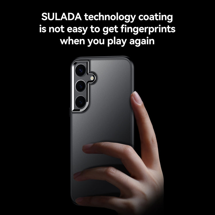 For Samsung Galaxy S24+ 5G SULADA Skin Feel Matte Shockproof Phone Case(Black) - Galaxy S24+ 5G Cases by SULADA | Online Shopping South Africa | PMC Jewellery | Buy Now Pay Later Mobicred