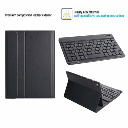 ST500 For Samsung Galaxy Tab A7 T500/T505 10.4 inch 2020 Ultra-thin Detachable Bluetooth Keyboard Leather Tablet Case with Stand & Sleep Function & Backlight(Rose Gold) - Samsung Keyboard by PMC Jewellery | Online Shopping South Africa | PMC Jewellery